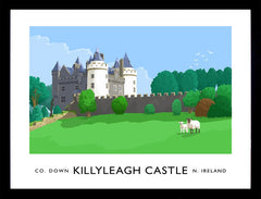 Co Down - Killyleagh Castle Frame Black 70x50