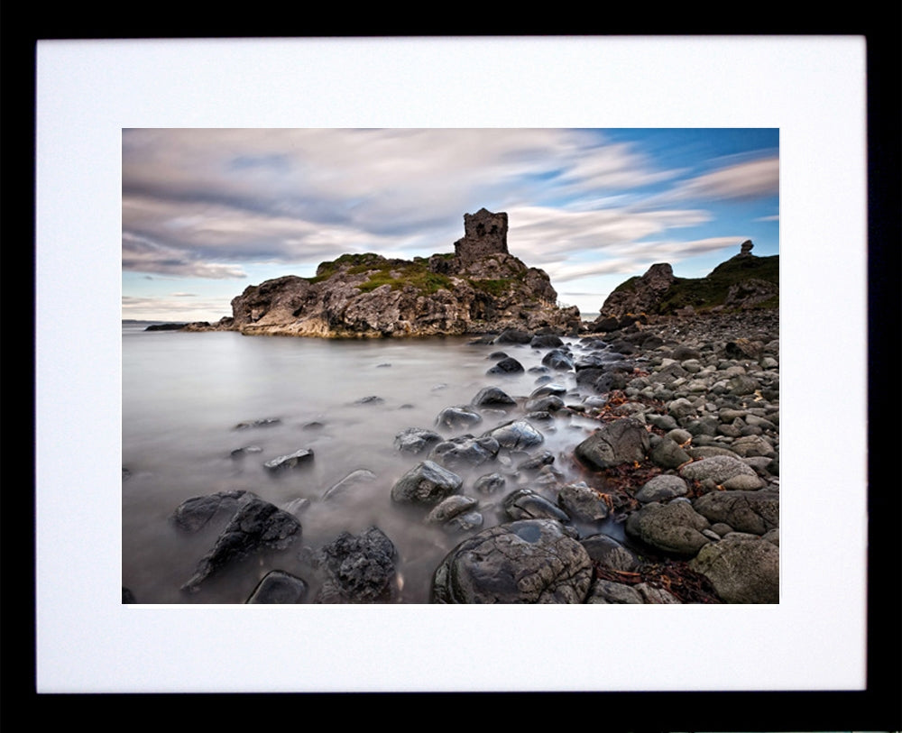 Kinbane Castle, Co Antrim Black Frame