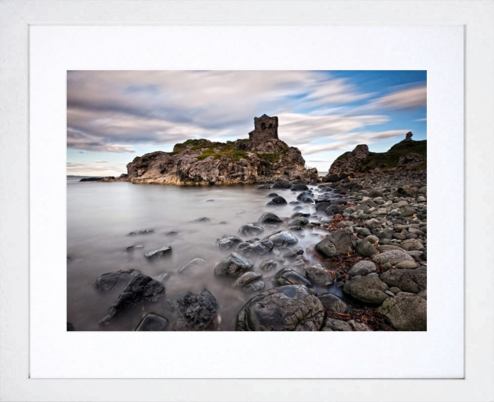 Co Antrim - Kinbane Castle Frame White