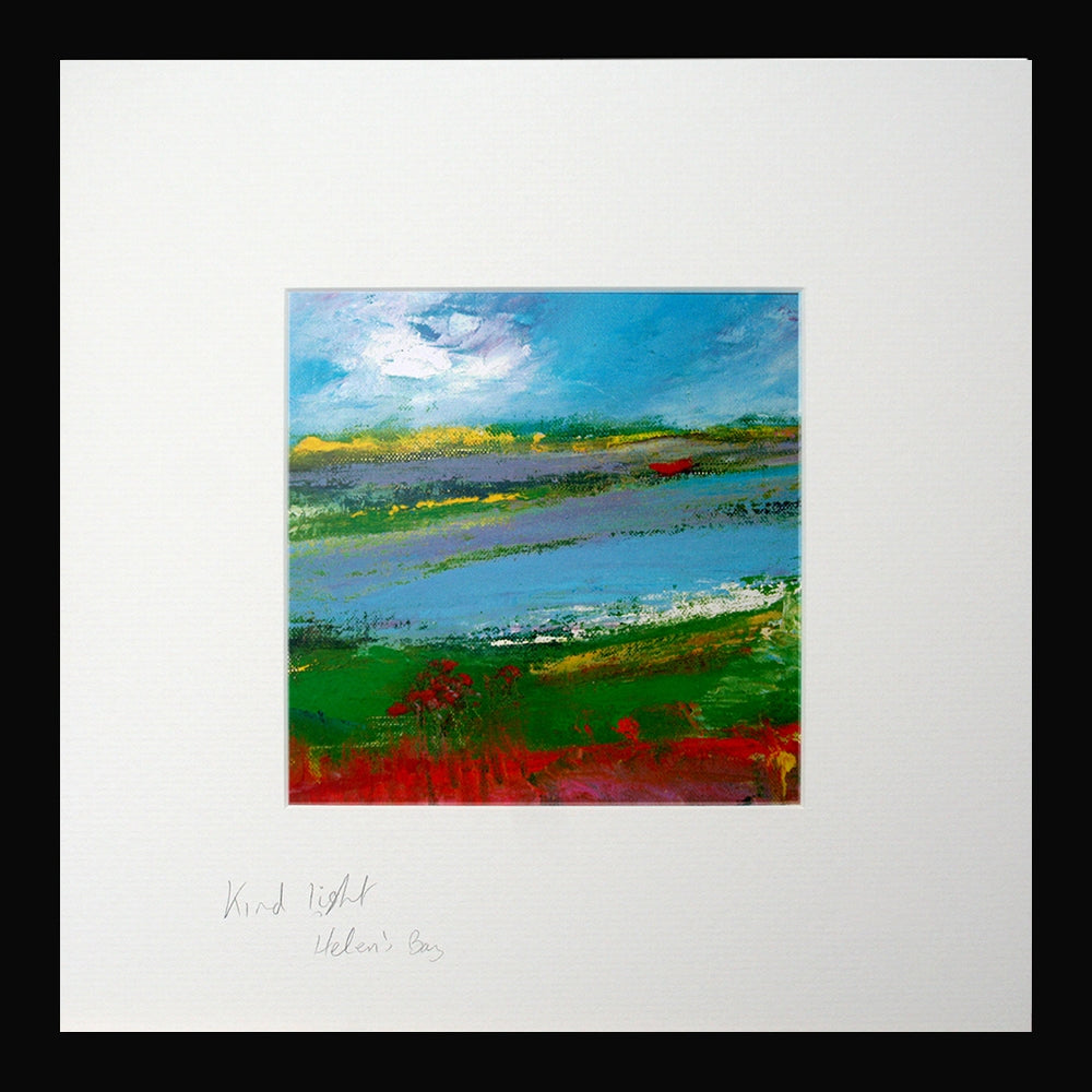 Print - Kind Light, Helen's Bay Black Frame