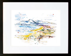 Print Ltd Edition Landscapes - Kingdom Of Mourne Black Wide Box Frame