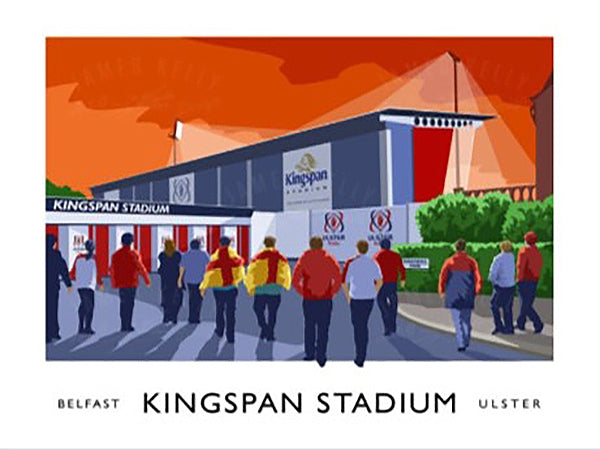 Belfast - Kingspan Stadium-70 x 50-Unframed