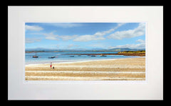 Co Down - Kircubbin Towards Scrabo-71 x 45-Flat Black Frame
