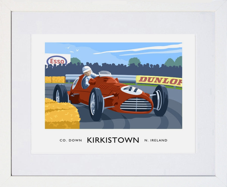 Sport - Kirkistown Frame White 40x30 With Mount