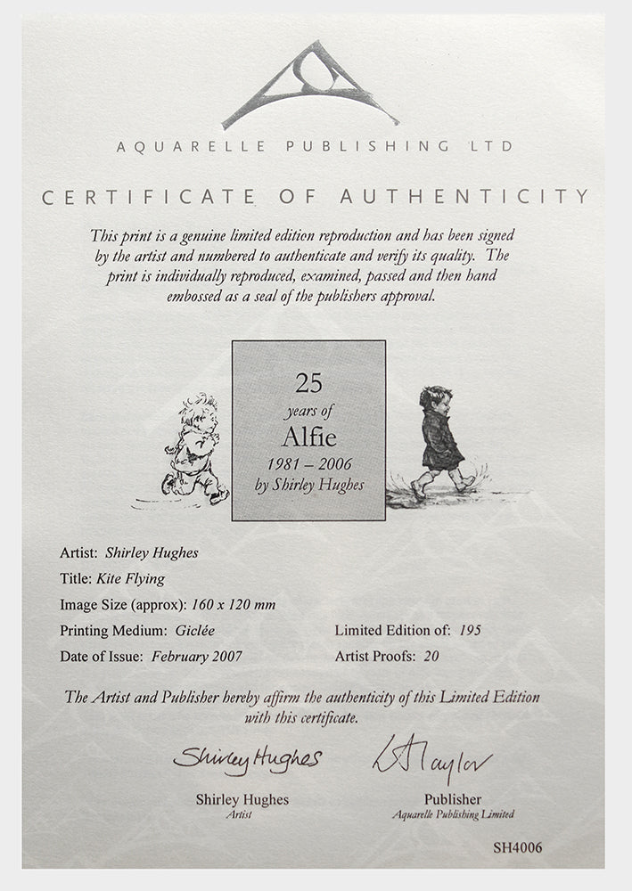 Kite Flying Artist Proof