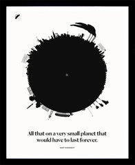 Kurt Vonnegut - Planet Black Box Frame