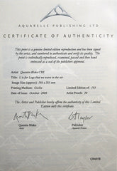 Quentin Blake Signed - L Is For Legs Artist Proof