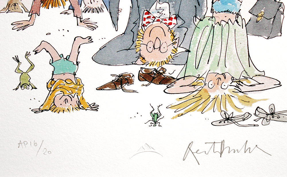 Quentin Blake Signed - L Is For Legs Artist Proof