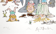 Quentin Blake Signed - L Is For Legs Artist Proof