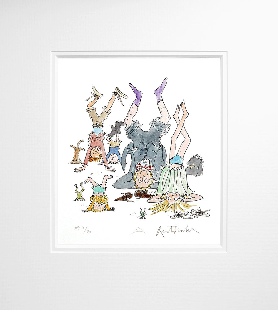 Quentin Blake Signed - L Is For Legs Artist Proof Unframed