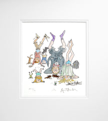 Quentin Blake Signed - L Is For Legs Artist Proof Unframed