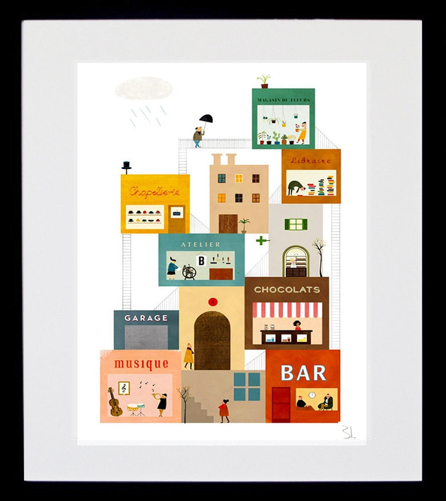 La Grand Rue Black Frame