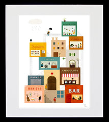 La Grand Rue Black Frame