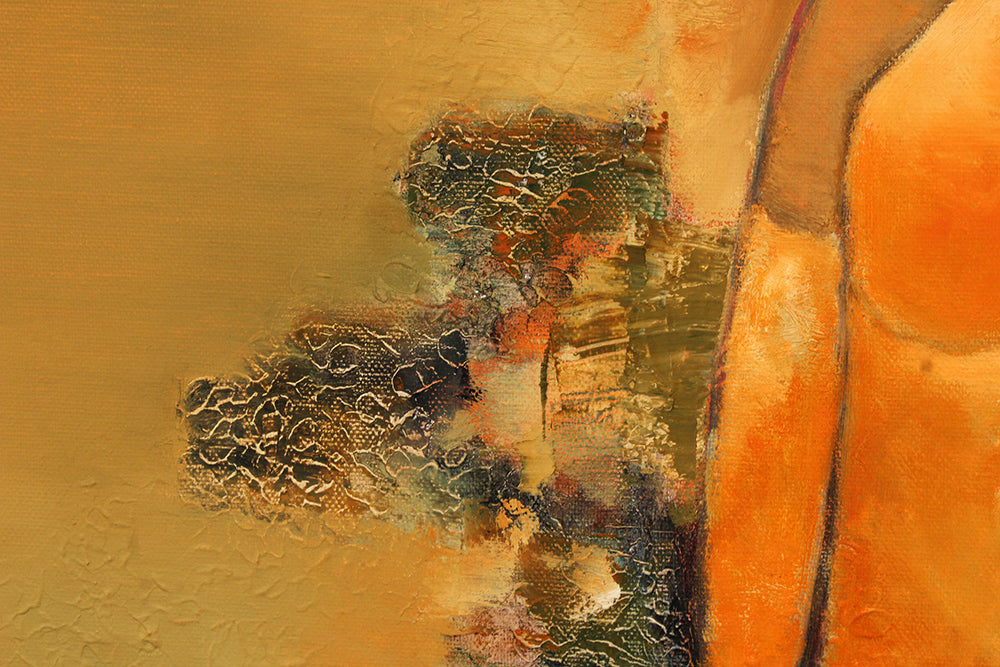 Lady In Orange Dress