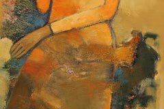 Lady In Orange Dress