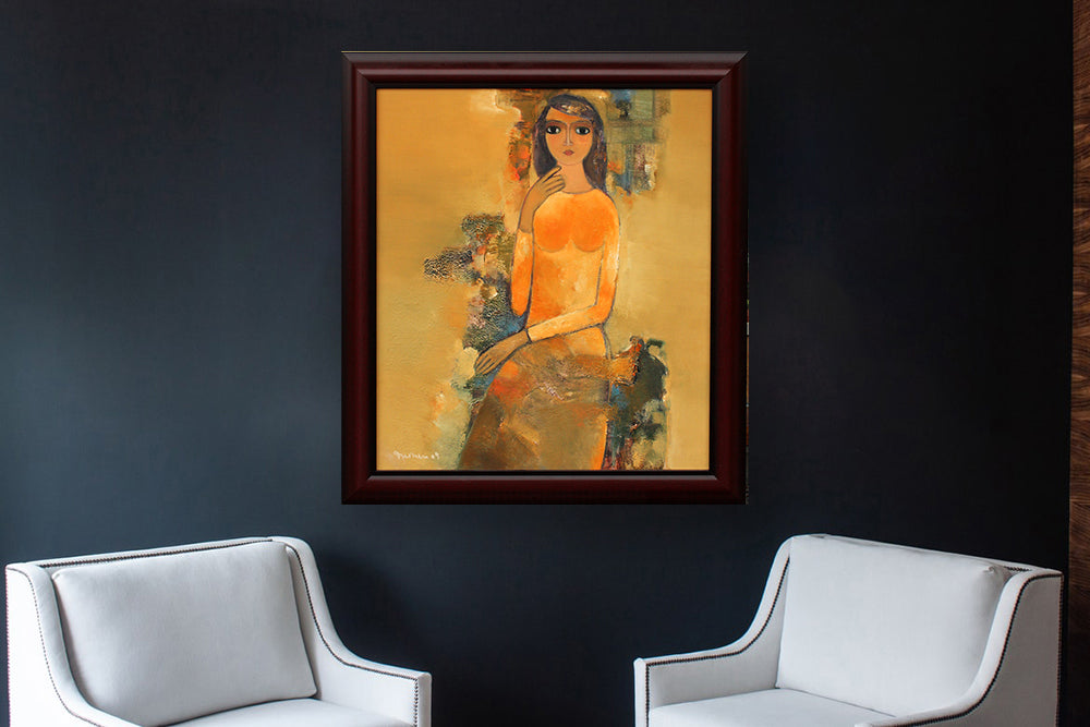 Lady In Orange Dress