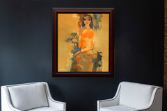 Lady In Orange Dress