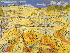 Landscape with Two Carts Unframed