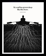 Langston Hughes - Soul Black Box Frame