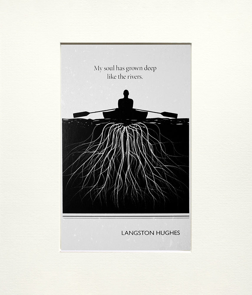 Postcard - Langston Hughes - Unframed