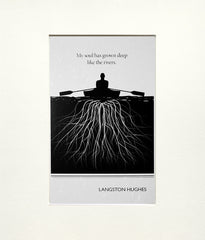 Postcard - Langston Hughes - Unframed