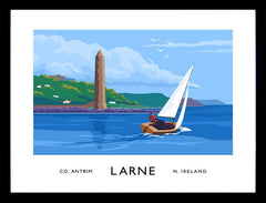 Co Antrim - Larne Frame Black 40x30nomount