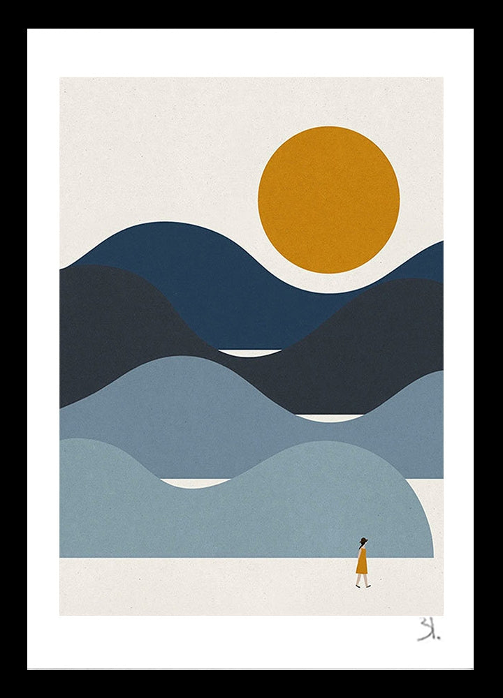 Last Days Of Summer-36 x 51.5-Black Box Frame