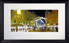 Belfast - Late Shopping Arthur Square Belfast Frame Black Moulded 71X45
