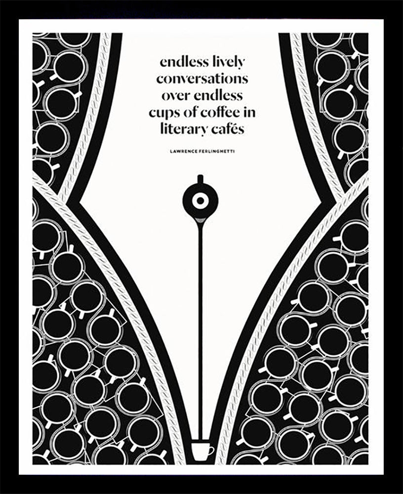 Lawrence Ferlinghetti - Conversations Black Box Frame
