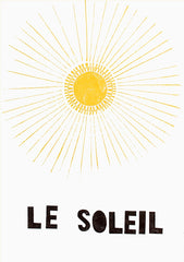 Original - Le Soleil Unframed