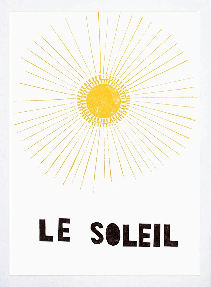 Original - Le Soleil White Frame