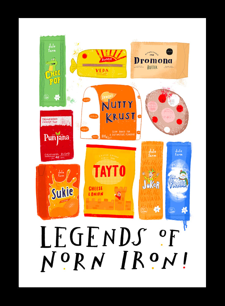 Norn Iron - Legends Of Norn Iron-Flat Black Frame