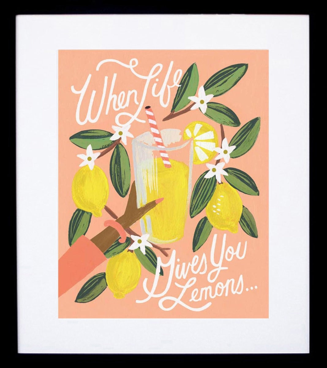 Lemons to Lemonade Framed