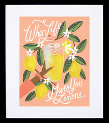 Lemons to Lemonade Framed