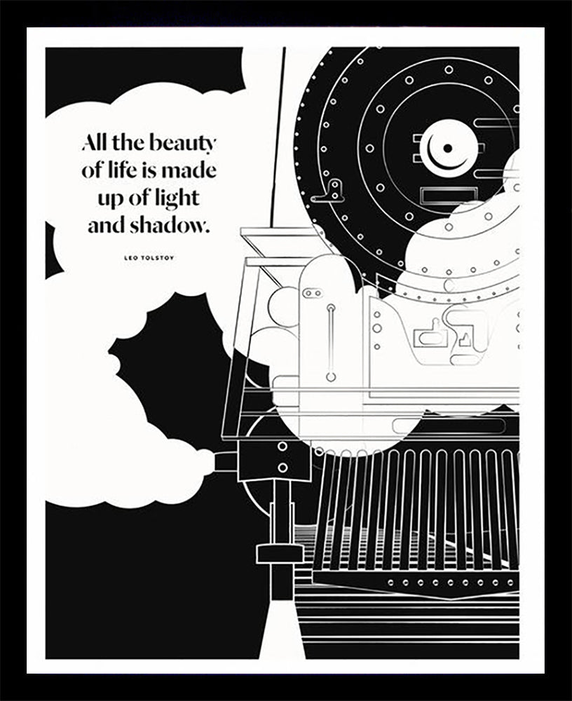 Leo Tolstoy - Beauty Black Box Frame