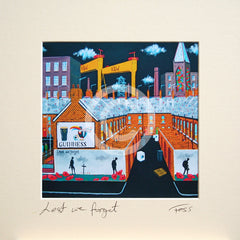 Print - Lest We Forget Unframed