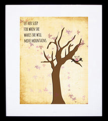 Let Her Sleep For When She Wakes... Frame Black