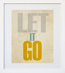 Let It Go White Frame