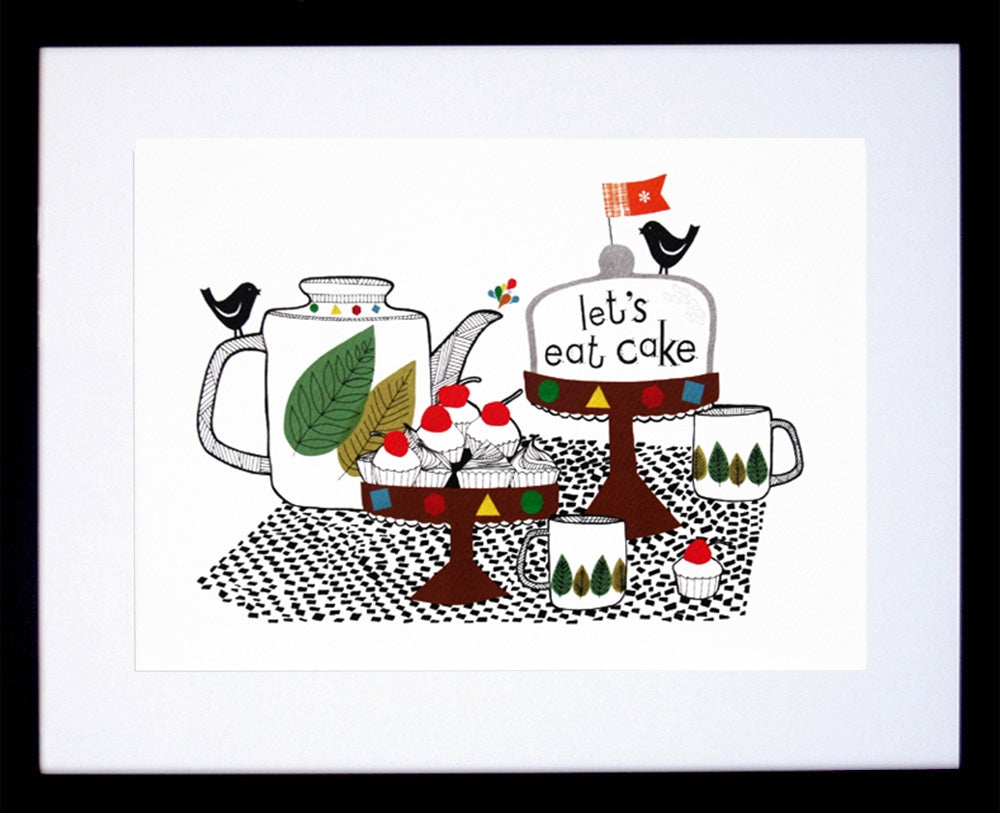 Let's Eat Cake Framed