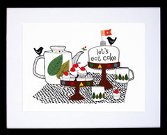 Let's Eat Cake Framed