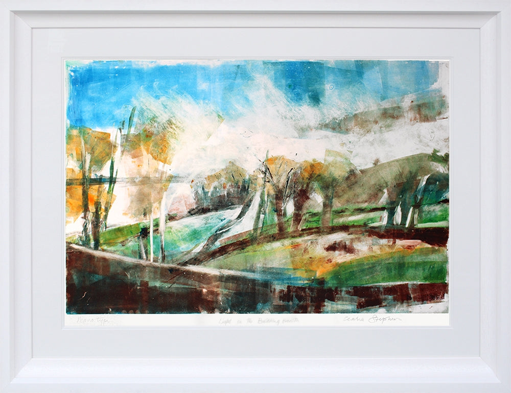 Monotype - Light On The Budding Growth Framed