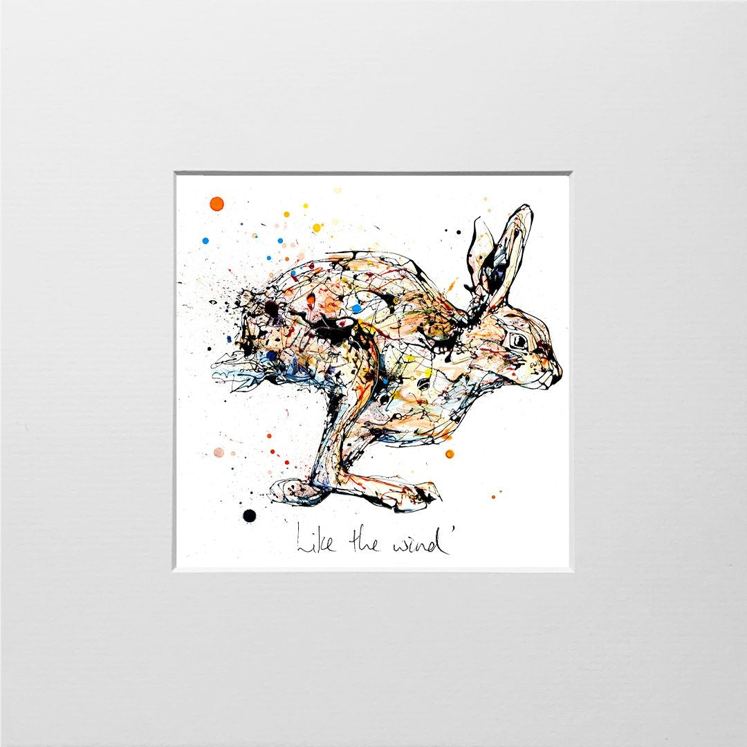 Print Open Edition Animals - Like The Wind-12 x 12-Unframed