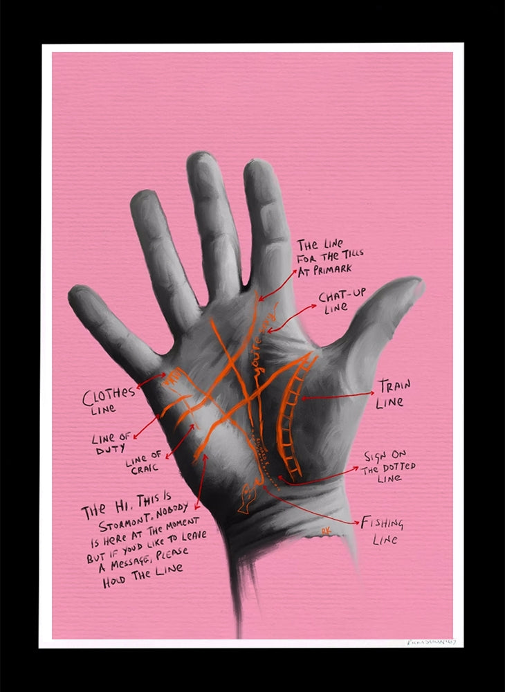 Lines - Flat Black Frame