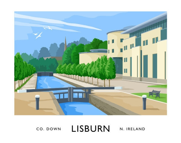 Co Antrim - Lisburn Unframed 40x30