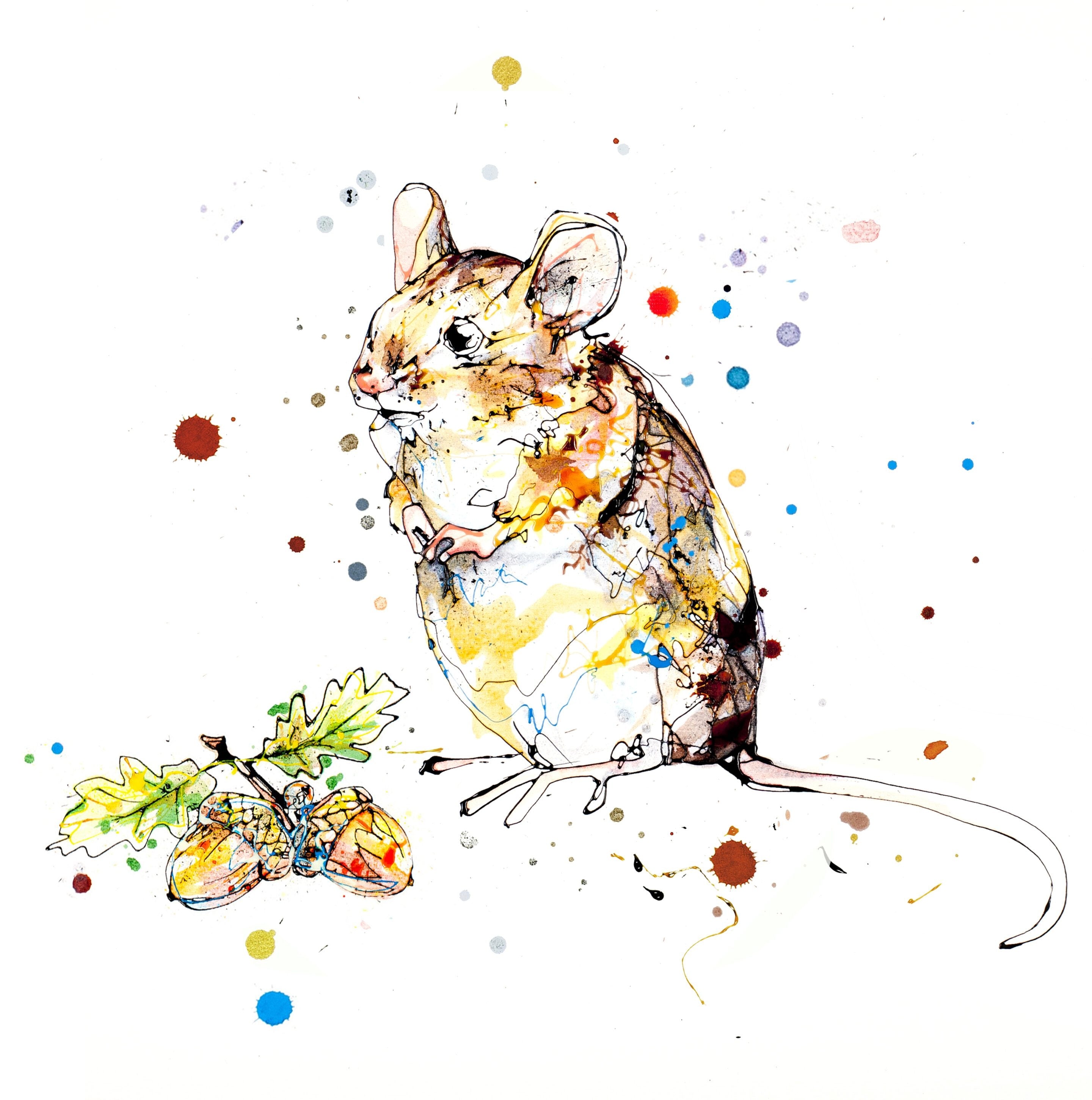 Print Open Edition Animals - Little Guy-30 x 30-Unframed