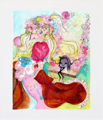 Little Miss Muffet II Unframed