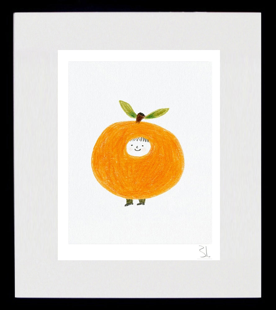 Little Orange Black Frame