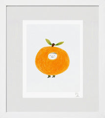Little Orange White Frame