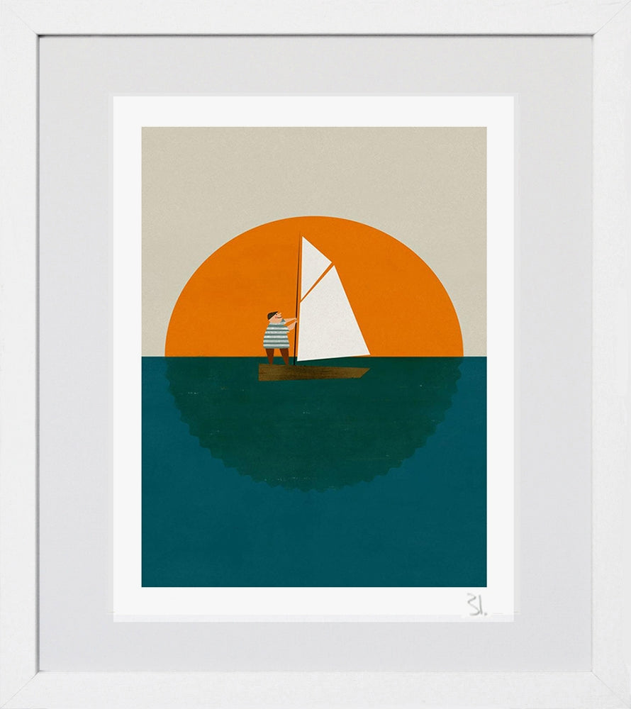 Little Sailor White Frame