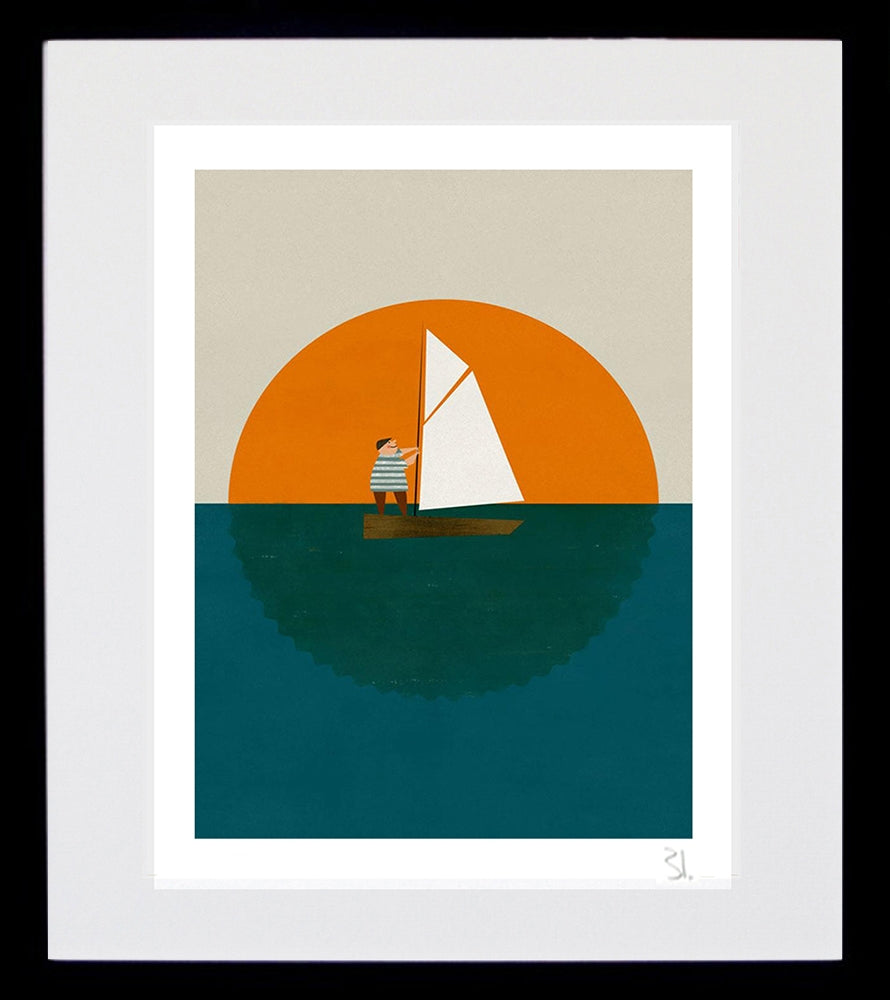 Little Sailor Black Frame